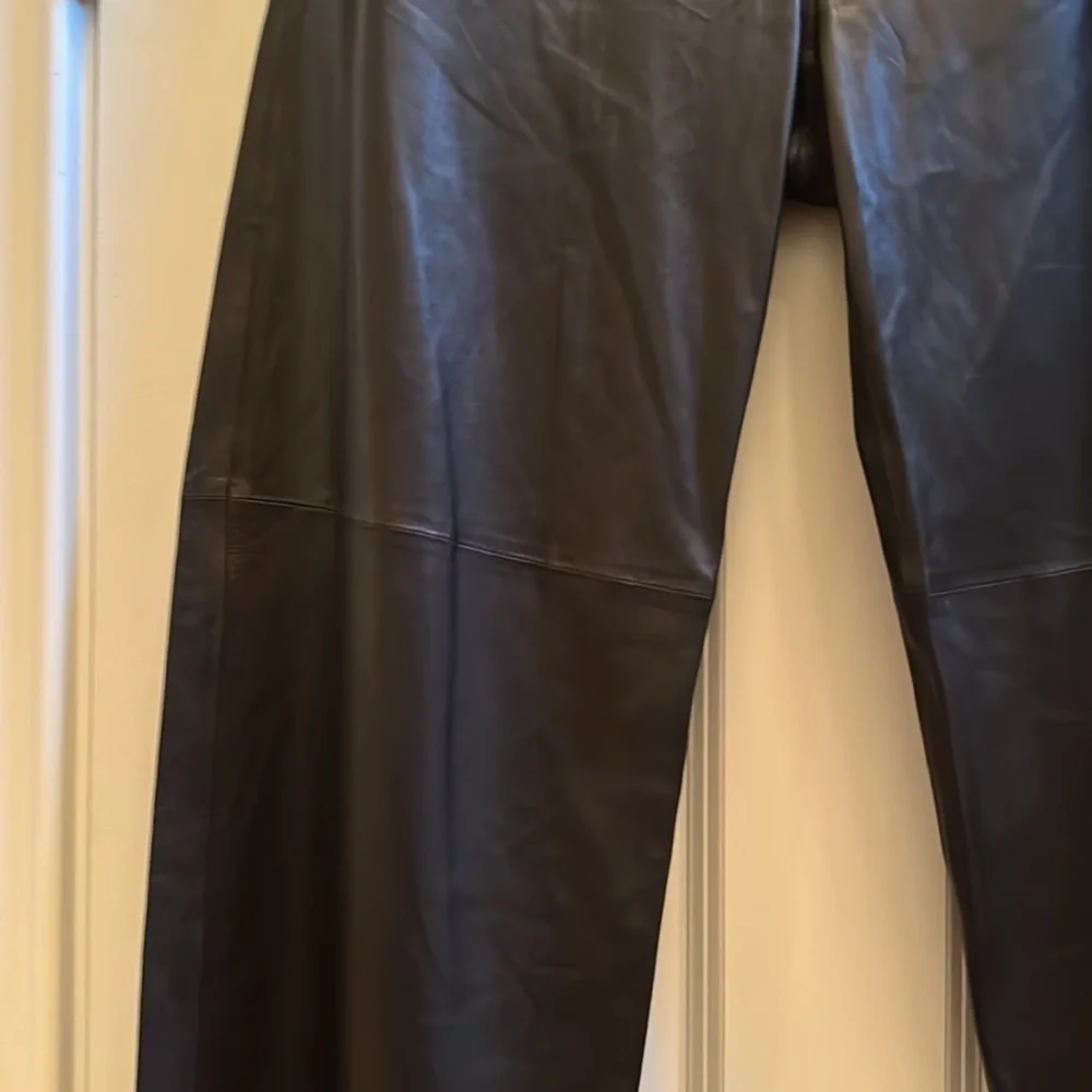 Rag & Bone Dylan Cropped Leather Pant Sz10